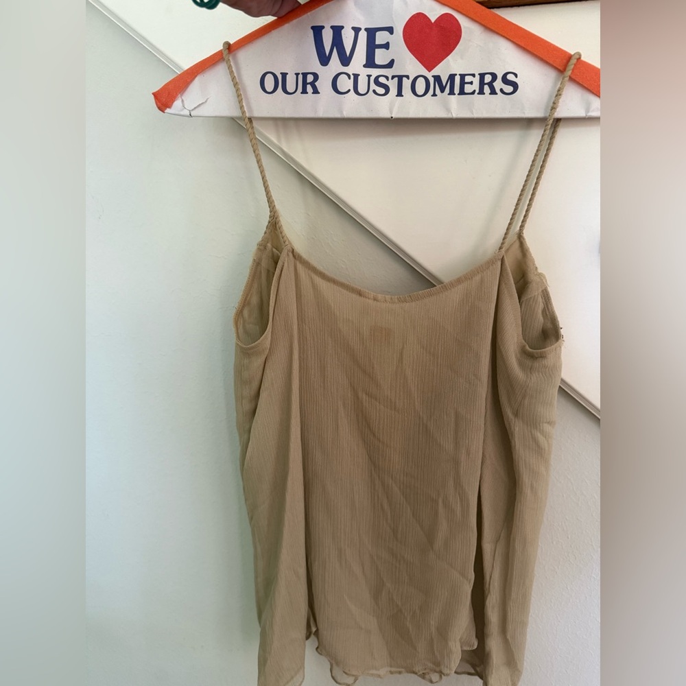 AR Women's Cream Ruffled Top - Picture 2 of 4